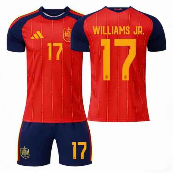 2026 FIFA World Cup Spain Soccer Home Jersey #17